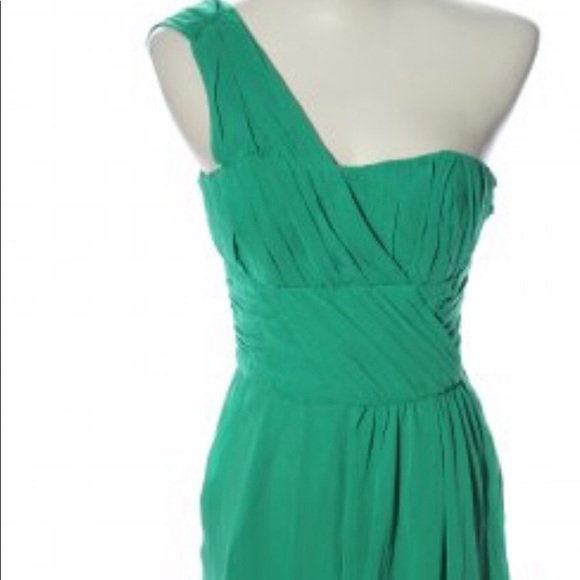 One shoulder green dress - Picture 1 of 1